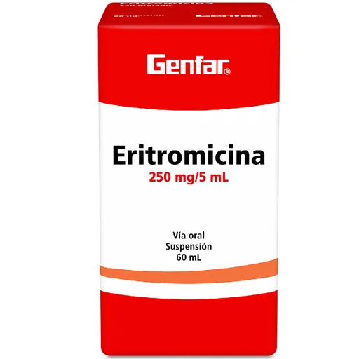 Eritromicina  Genfar(250 Mg /5 Ml)