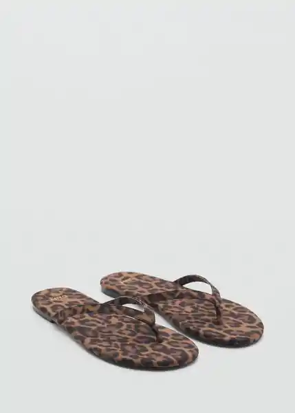 Sandalias Chiqui Negro Talla 37 Mujer Mango