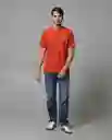 Camiseta Hombre Naranja Talla S 103G007_NAR181355 Rifle