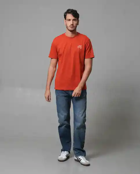 Camiseta Hombre Naranja Talla S 103G007_NAR181355 Rifle