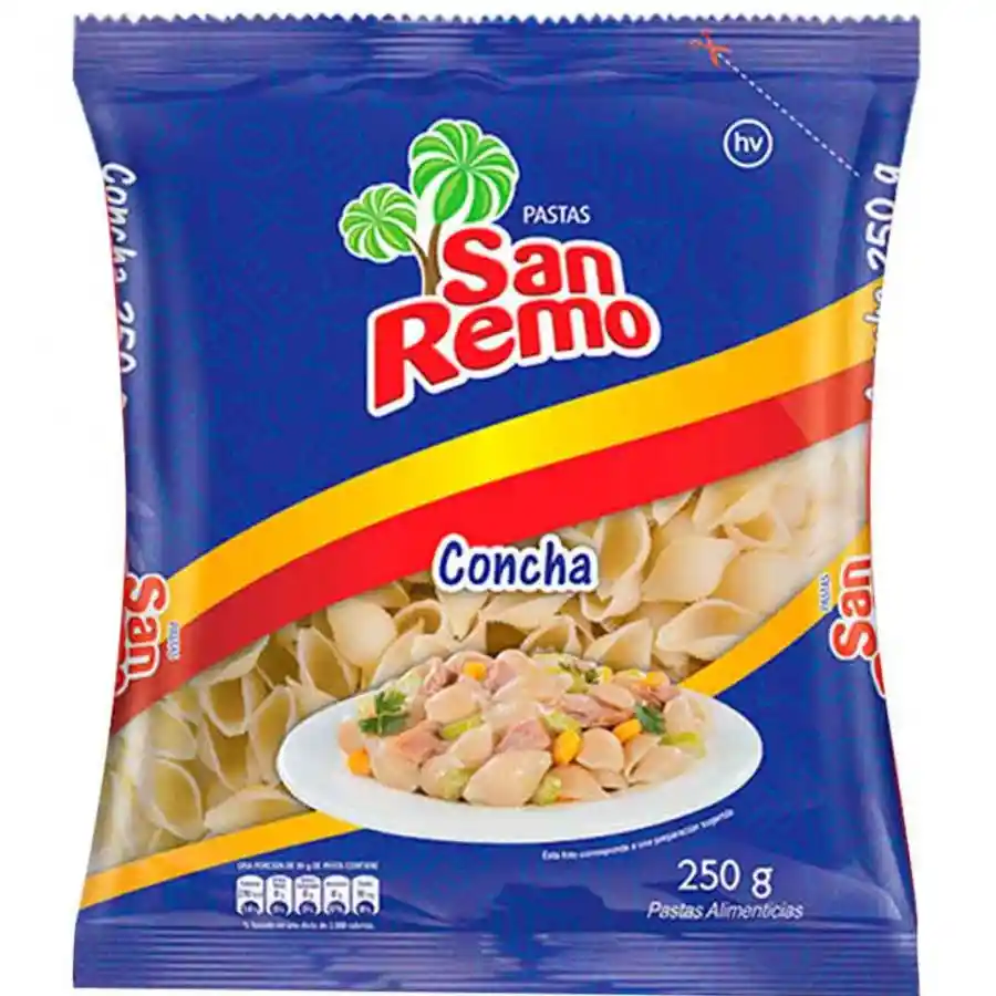 San Remo Pastas Tipo Concha 