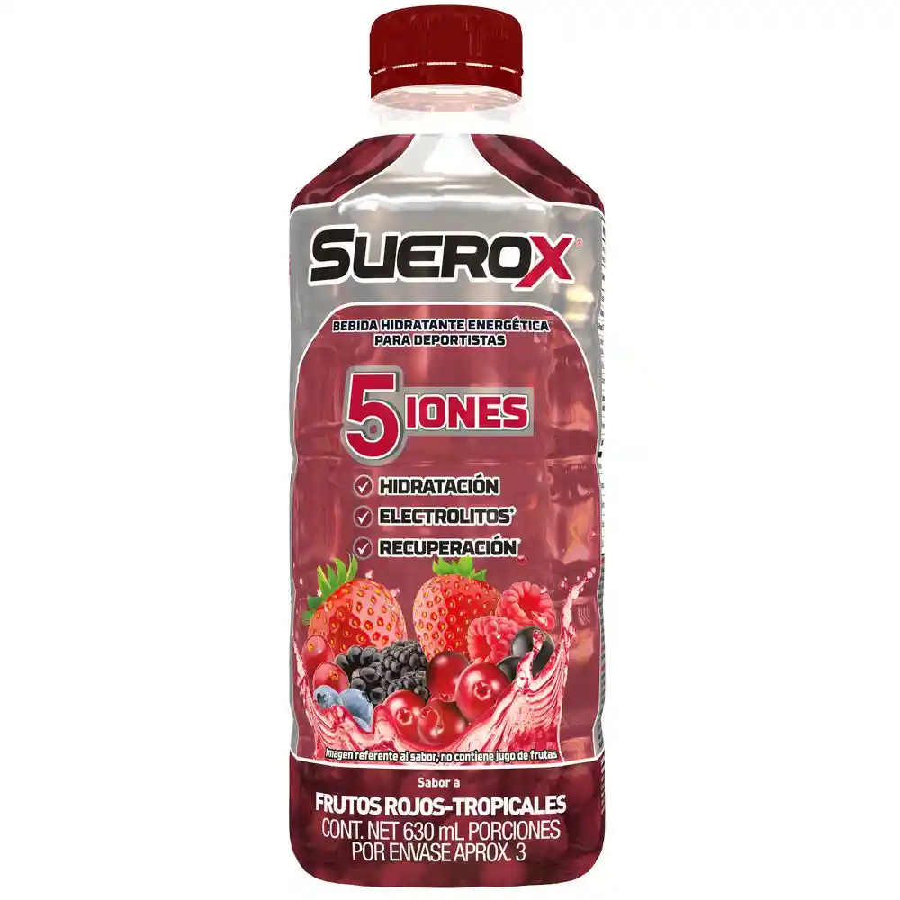 Bebida Hidratante Suerox Frutos Rojos Tropicales (630 Ml)