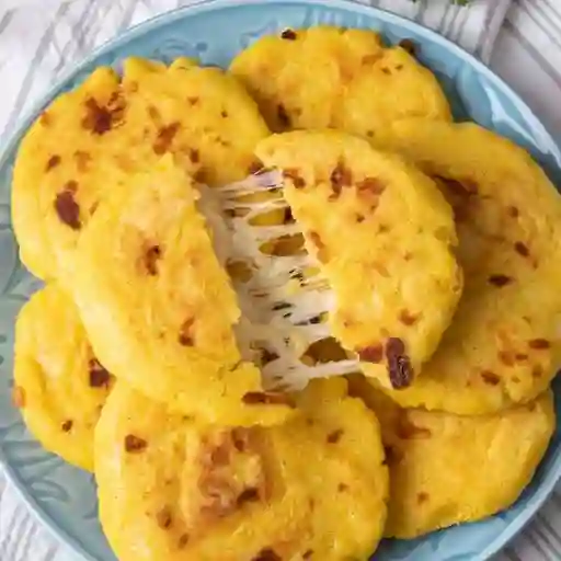 Arepa con queso mozzarella