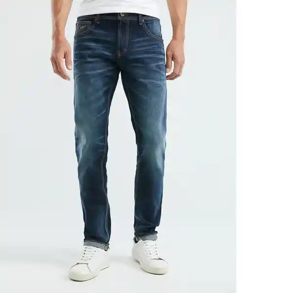 Jean Straight Fit Morrison Azul Oscuro Talla 40 Chevignon