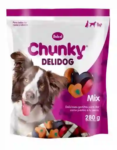Chunky Alimento Para Perro Galletas Delidog Mix 280 g