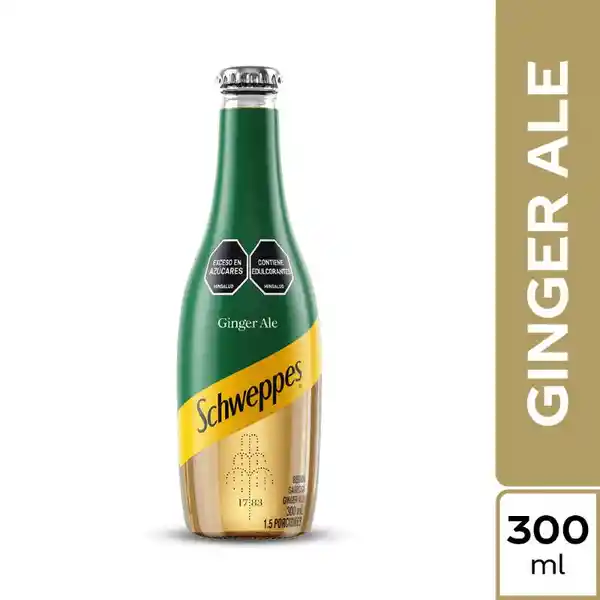 Schweppes Gaseosa Ginger Ale 300 mL