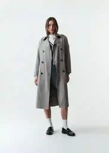 Chaqueta Mujer Gris Elefante Medio Talla L 523G036 Naf Naf