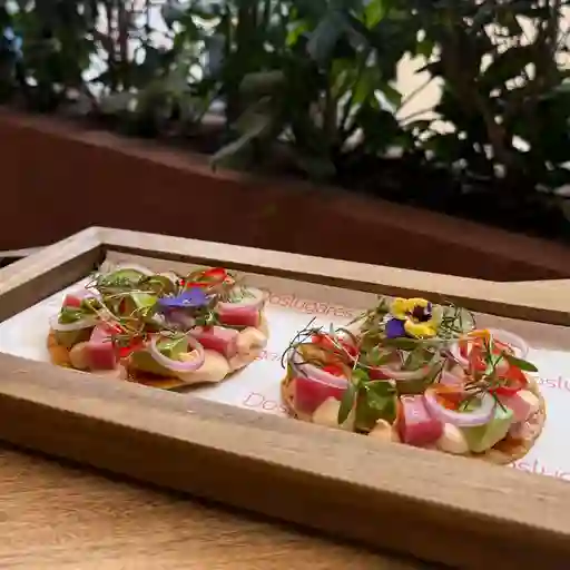 Tostadas de atún (x2)