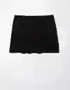 Falda Mujer Negro Talla SMALL 4596001 American Eagle