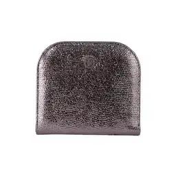 Cartera Corta Con Cierre Para Mujer Gris Serie Miniso