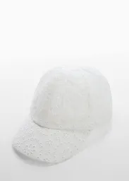 Gorra July Offwhite Talla 98 Niñas Mango