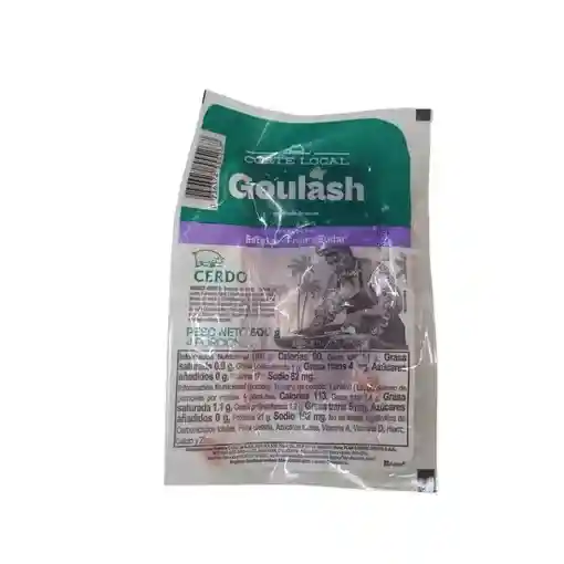 Goulash de Cerdo - Corte Local