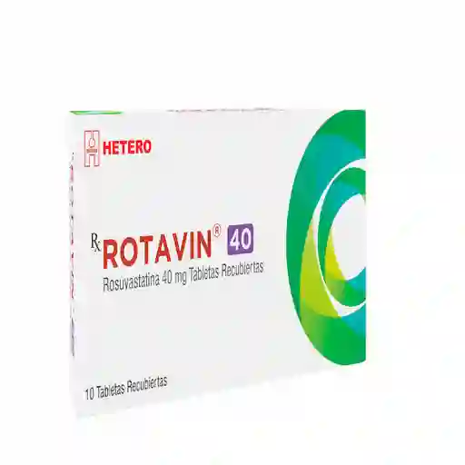 Rotavin Estatina (40 mg) Tabletas Recubiertas