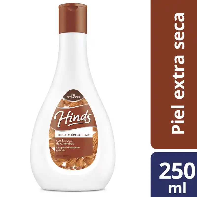   Hínds  Crema Corporal Hidratacion Extrema Con Extracto Almendras 