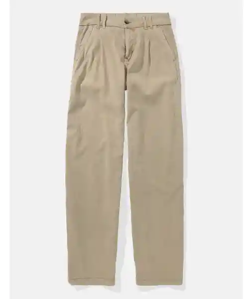 Pantalón Mujer Beige Talla 00 REGULAR American Eagle