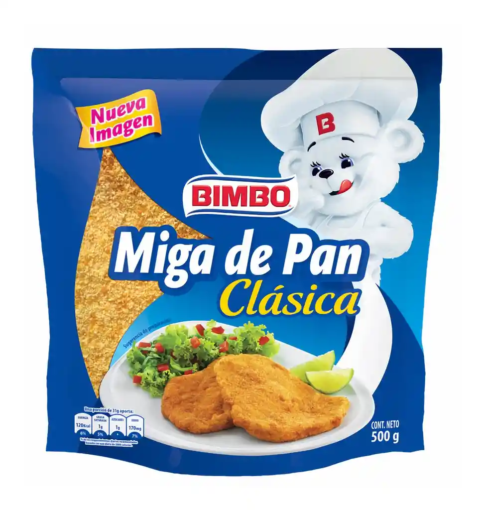 Bimbo Miga De Pan Clásica 500 g