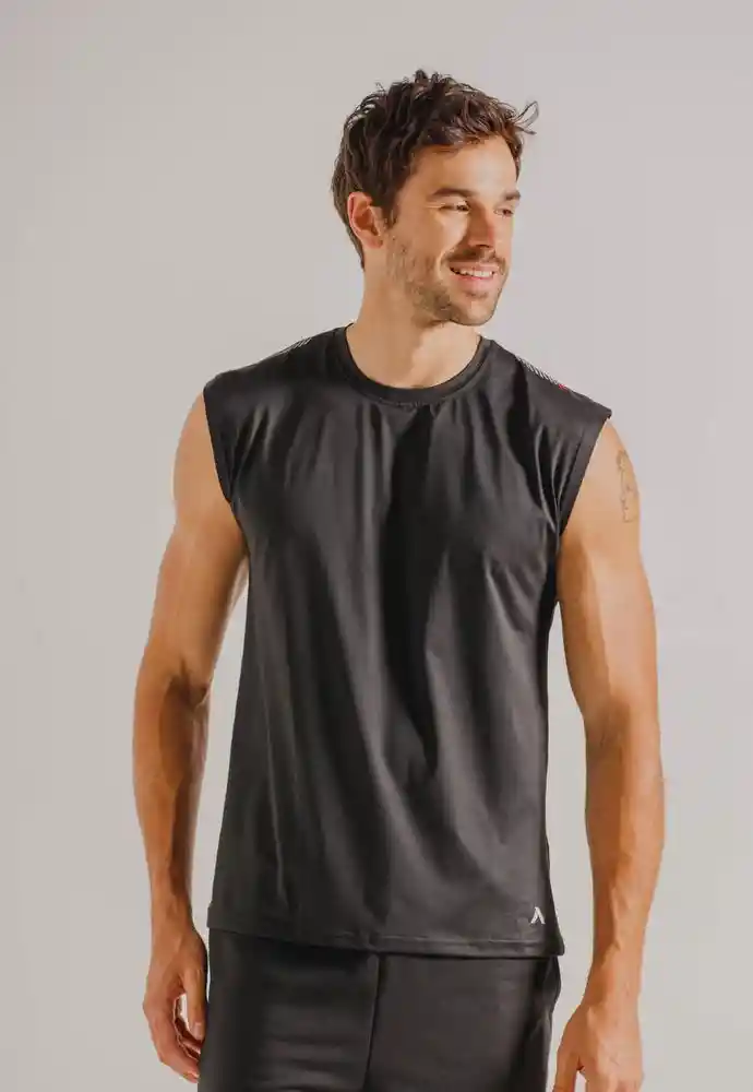 Camiseta M/s Para Hombre Bronzini Active Broah3432