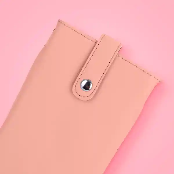 Bolso Mini Porta Celular Básico Rosa Miniso