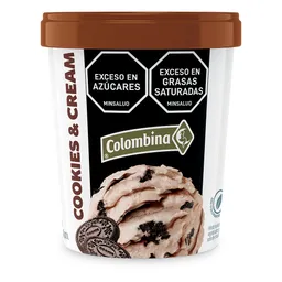 Colombina Helado Cremoso Sabor a Cookies y Cream