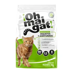 Ohmaigat Alimentos para Gatos Inquietos 8kg