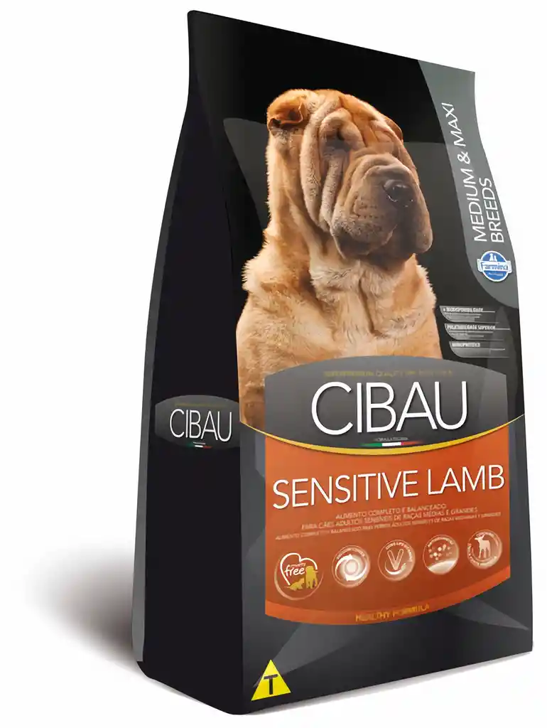 Cibau Alimento para Perros Razas Grandes y Medianas Sensitive Cordero