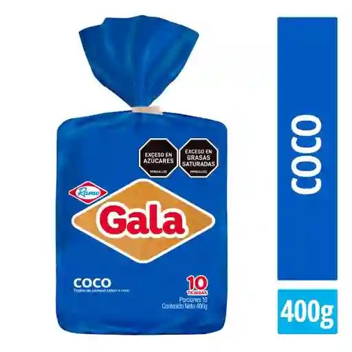 Gala Bloque Coco 400 g x10Und