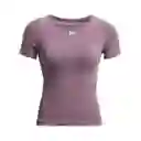 Under Armour Camiseta Train Seamless Mujer Morado LG 1379149-500