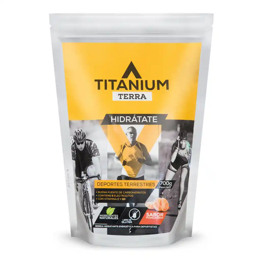 Bebida Hidratante de Sabor a Mandarina Titanium