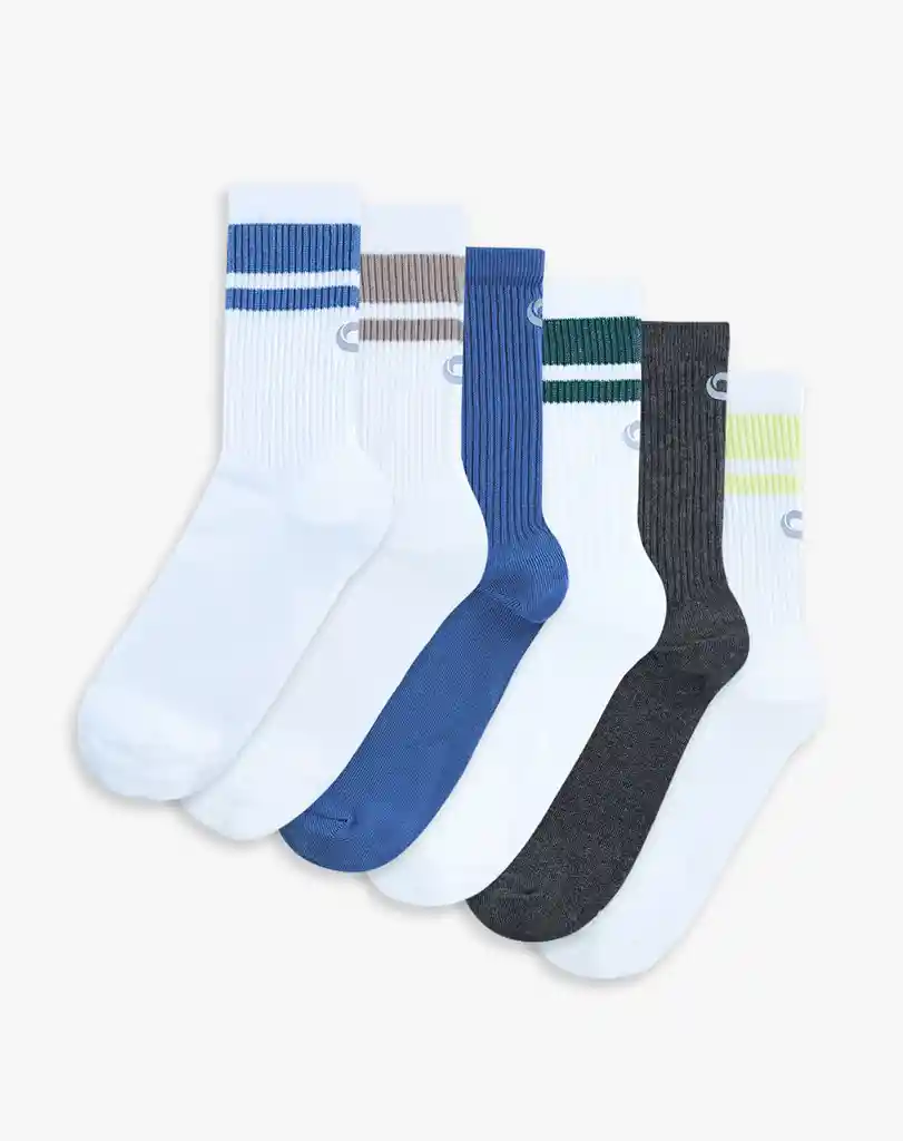 Media Largo Medio Elaborada Con Algodón Masculino Mibis X6 Gef Talla 10-12