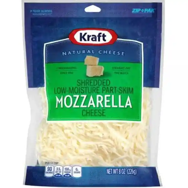 Kraft Queso Mozzarella Rallado