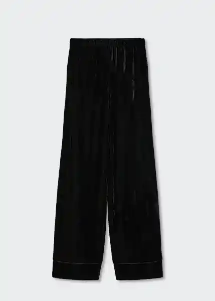 Pantalón Xbed Negro Talla S Mujer Mango