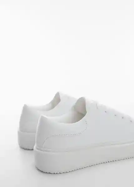 Zapatos Deportiva White Blanco Talla 41 Mujer Mango