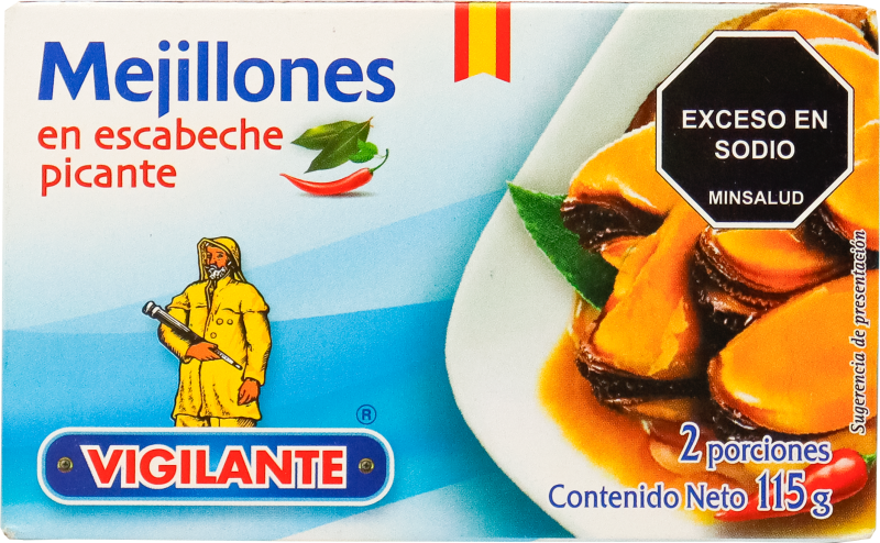 Vigilante Mejillón en Escabeche Picante 115 g