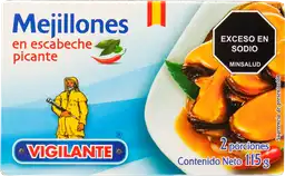 Vigilante Mejillón en Escabeche Picante
