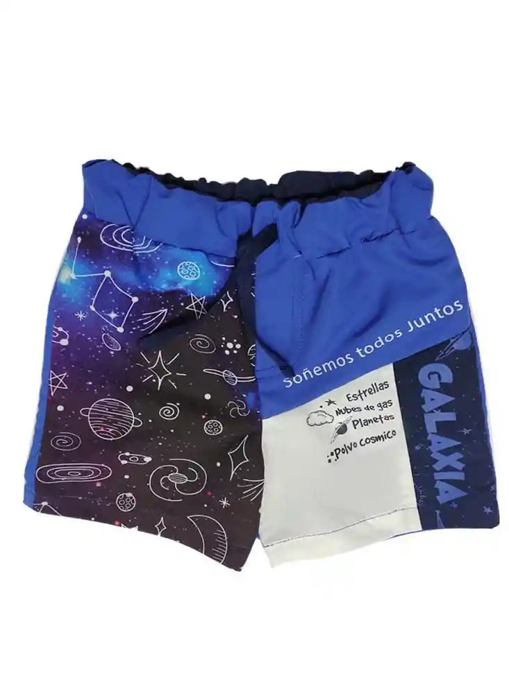 Pantalóneta Para Bebé Niño 18/24mese - Azul