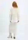 Abrigo Grandes Crudo Talla M Mujer Mango