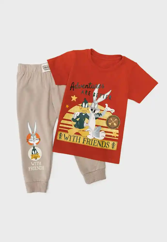 Conjunto Largo 3t-terracota