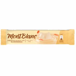 Mont Blanc Chocolate Blanco con Almendras