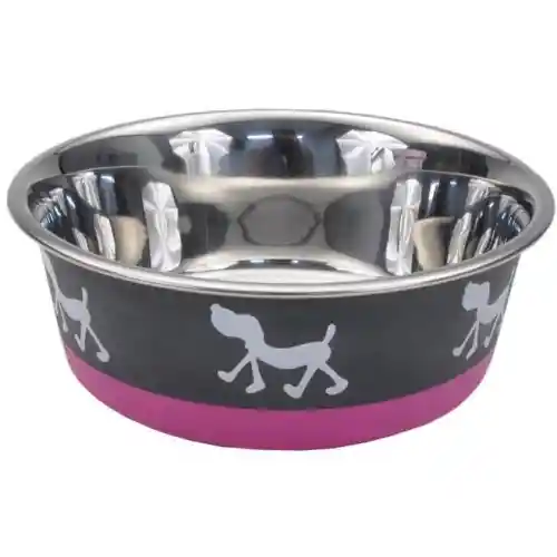Comedero Antideslizante Perro Coastal Maslow Non-skid Azul S