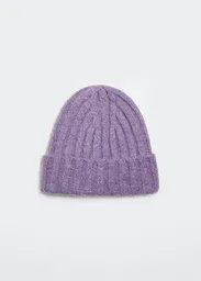 Gorro Rina Malva Talla 99 Mujer Mango