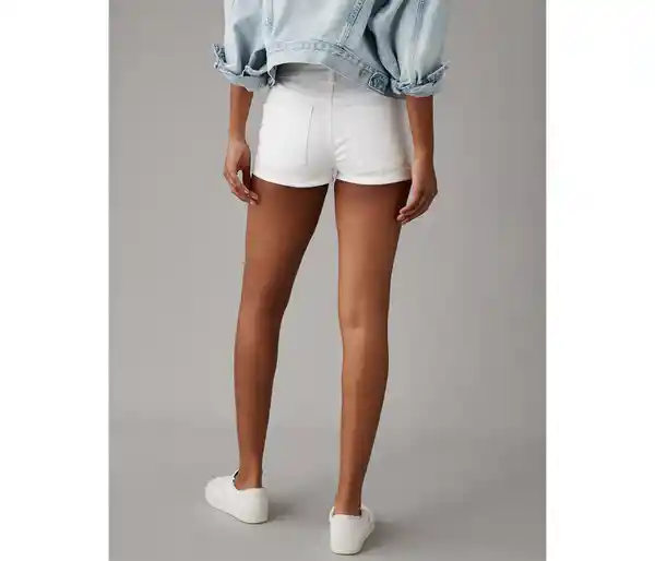 Short Mujer Blanco Talla 6 American Eagle