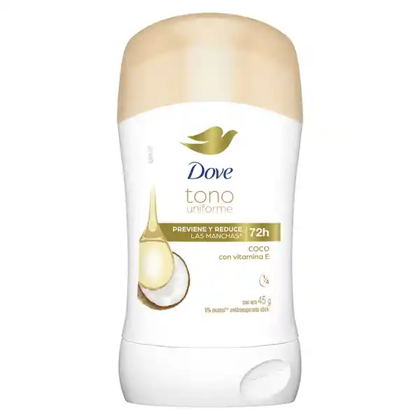 Dove Antitranspirante en Barra Clear Tone