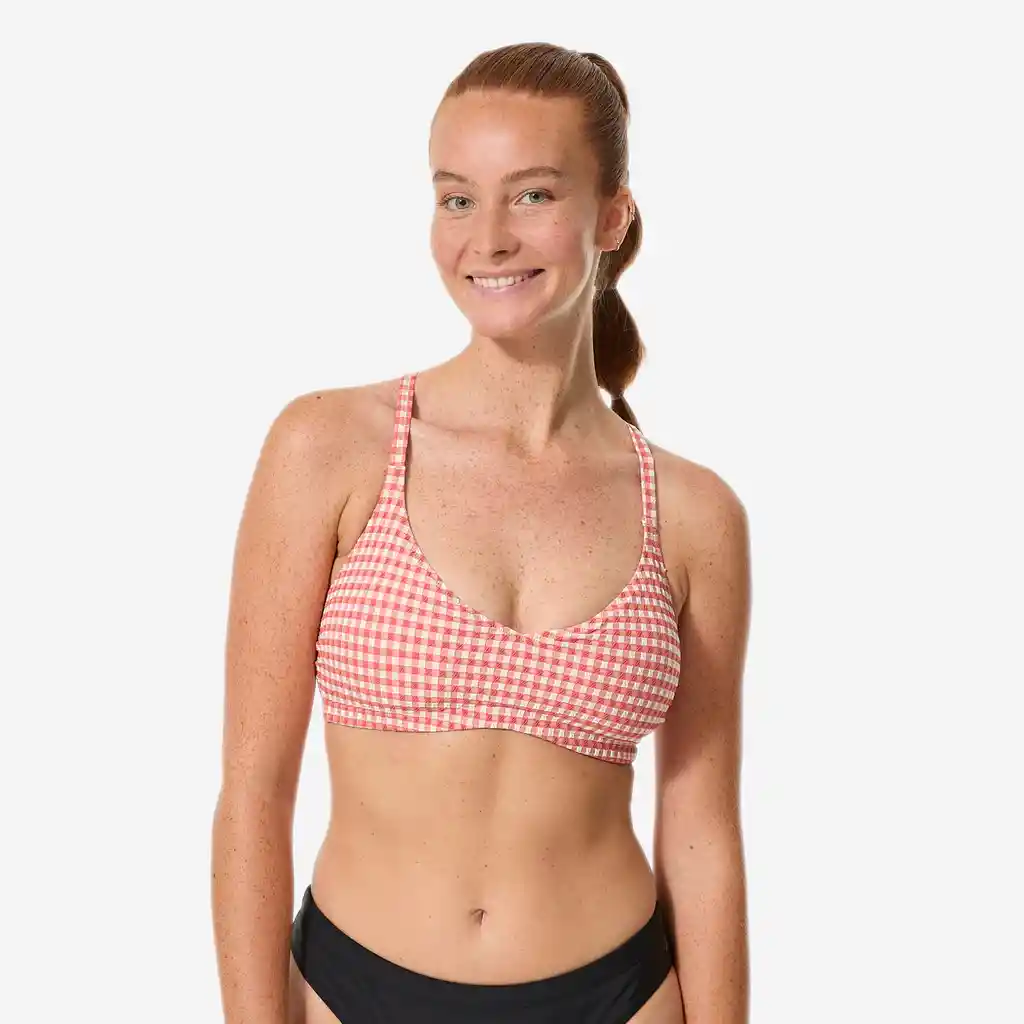 Top de Bikini de Natación Para Mujer - Terracota