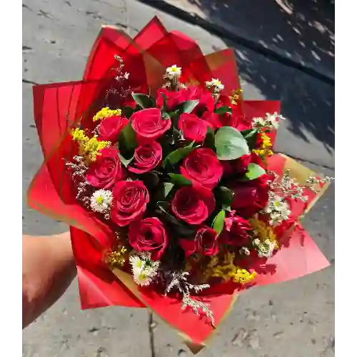 Bouquet Rojo Floral