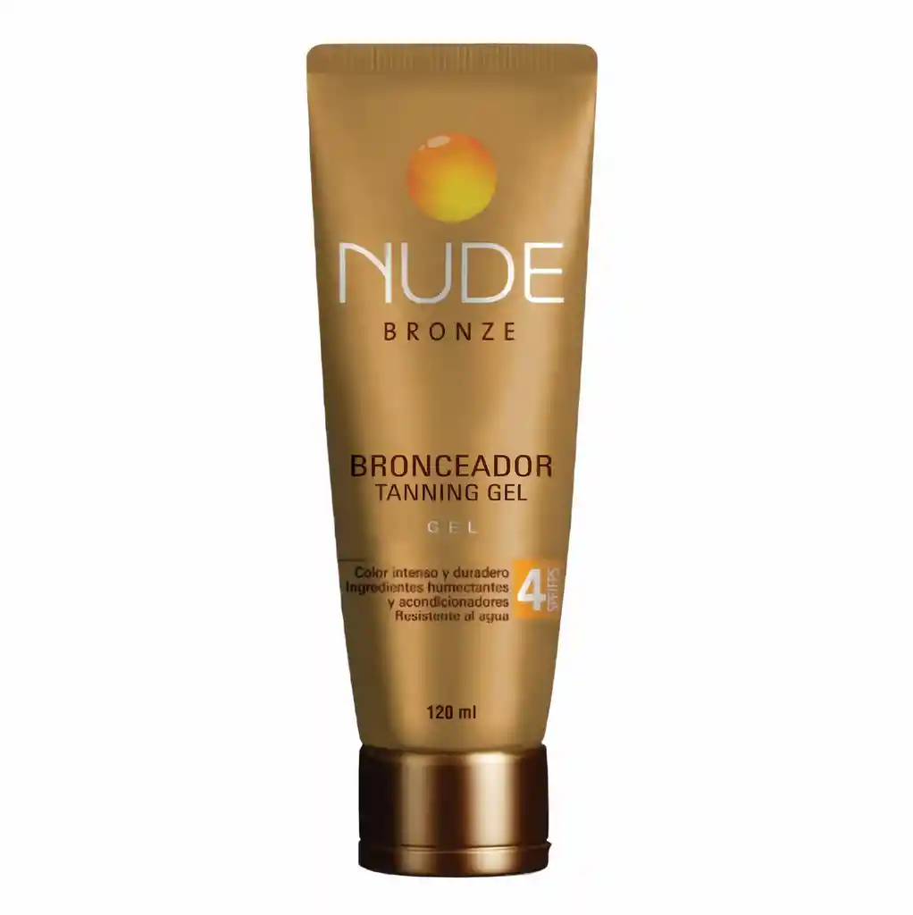 Nude Bronze Bronceador Tanning Gel SPF 4