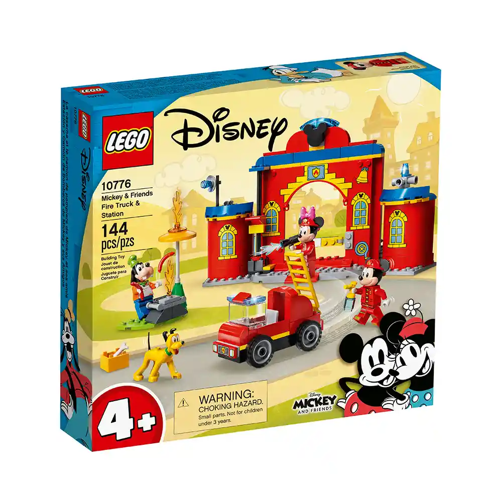 Lego Set de Construcción Estación y Camión de Bomberos de Mickey