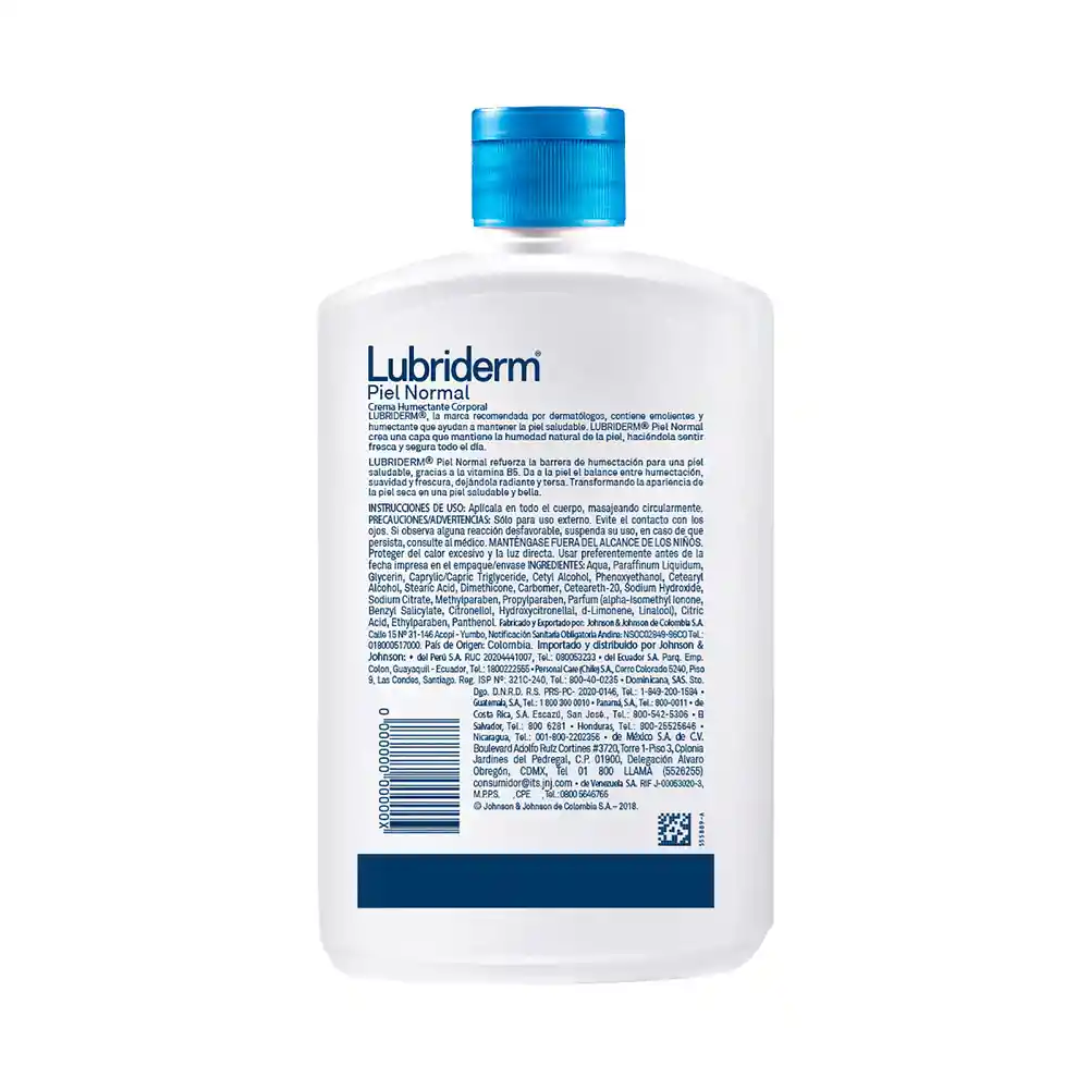 Crema Corporal LUBRIDERM Piel Normal 200 ML