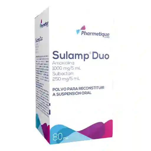Sulamp Duo 1000/ 250 Mg Frasco