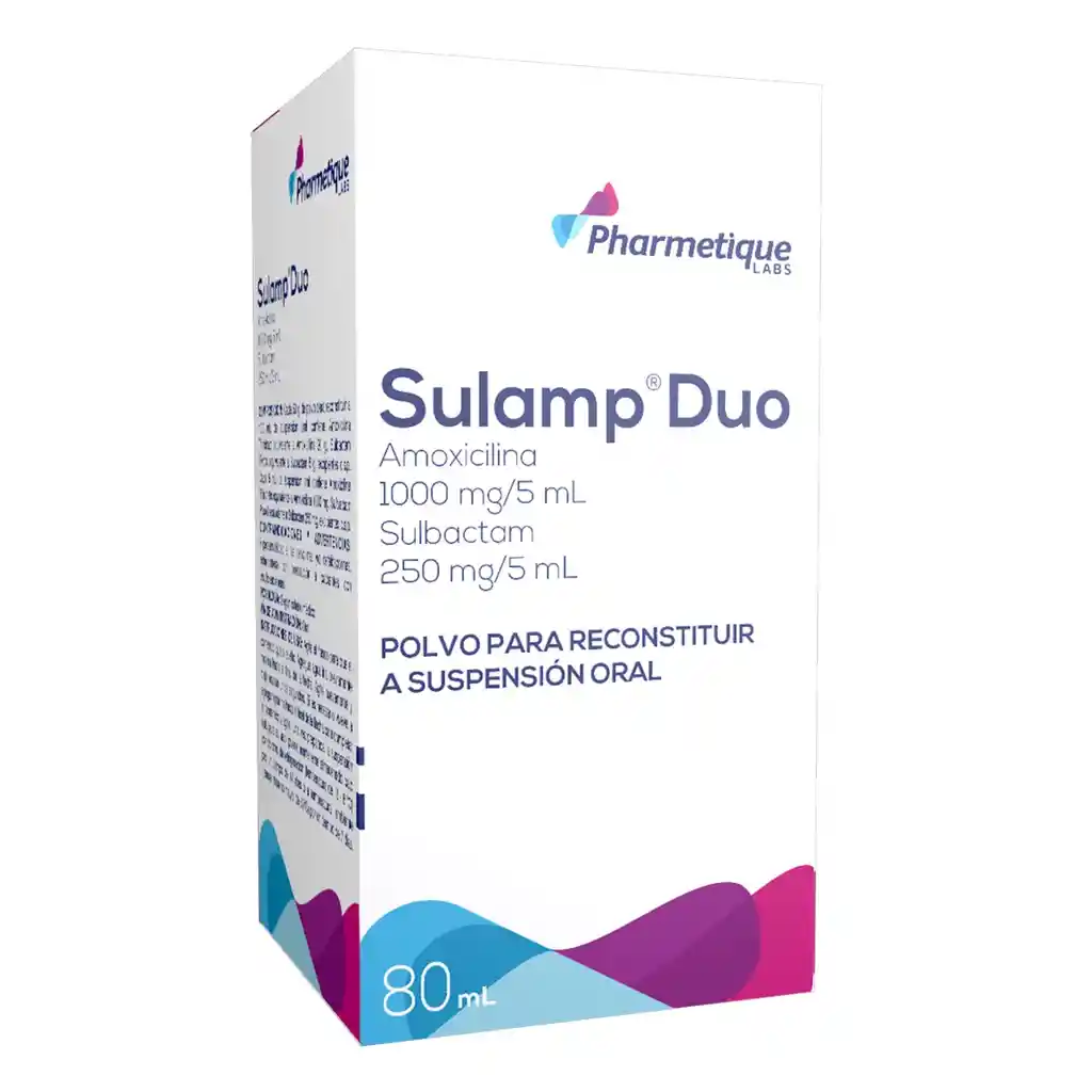 Sulamp Duo 1000/ 250 Mg Frasco