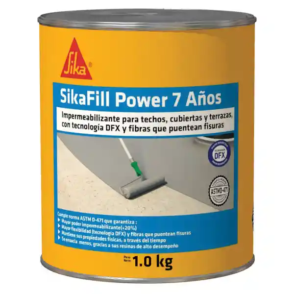 Sika Impermeabilizante Power 7 Años Color Gris